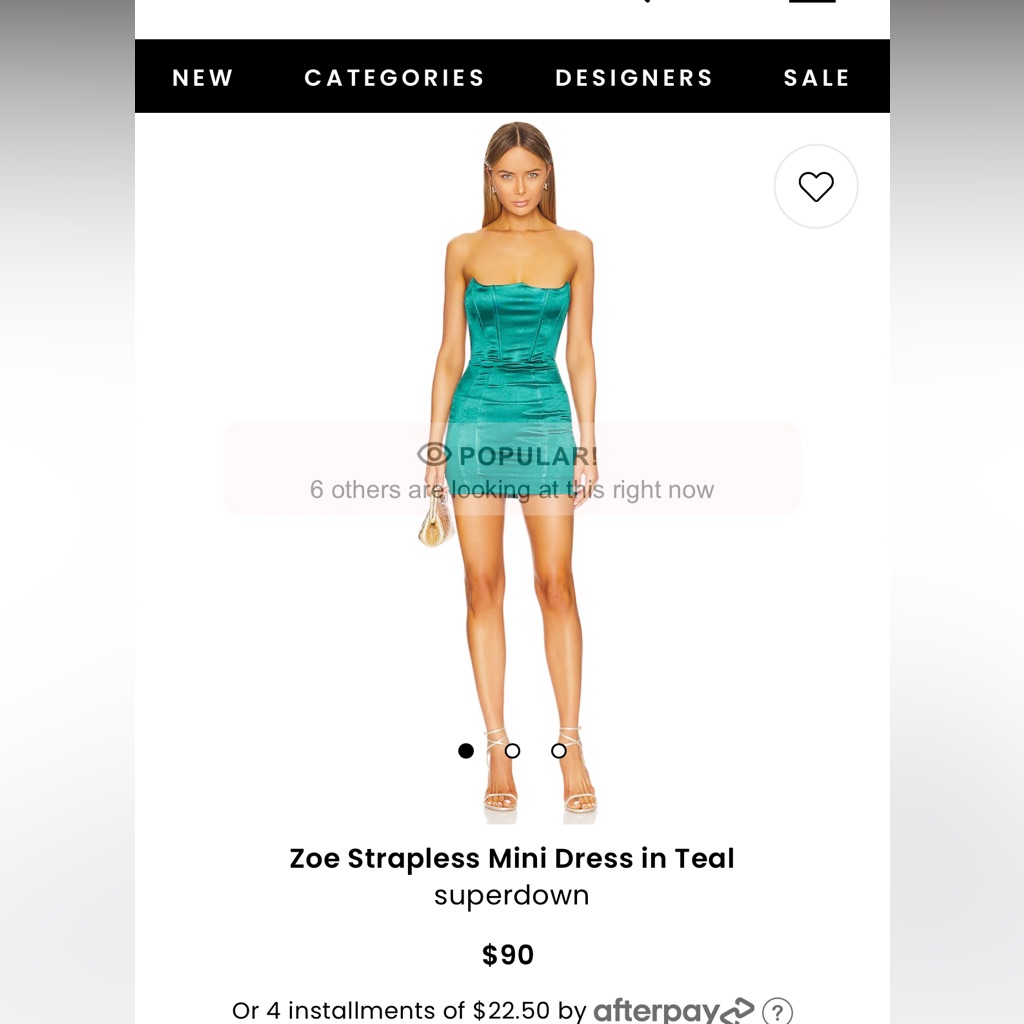 Superdown Medium Strapless. Never Worn.